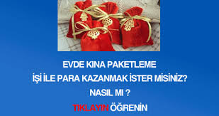 evde kina paketleme isi nasil yapilir